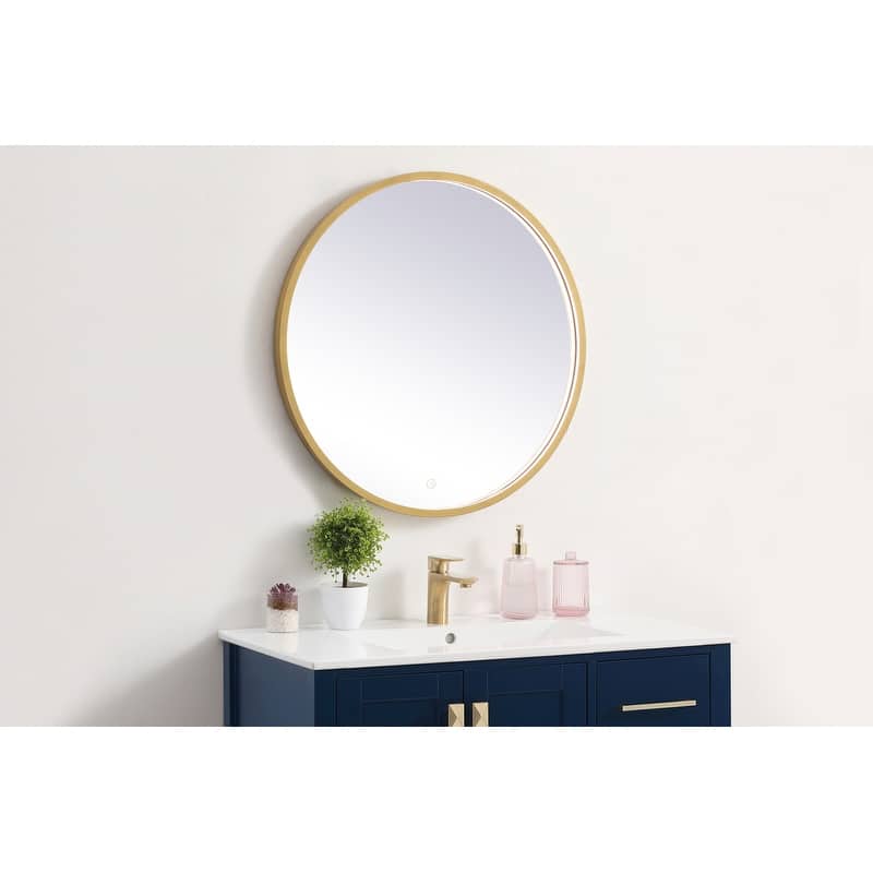 Indigo Home 28 inch LED mirror with adjustable color temperature