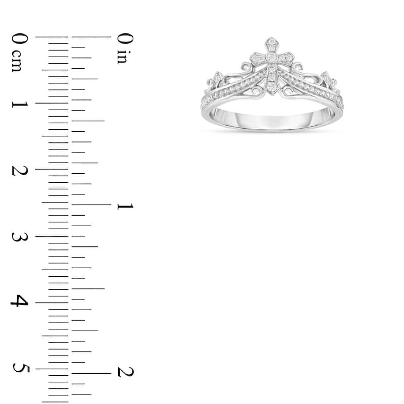 Calista - 1/20 Cttw Natural Diamond 10KT White Gold Ring