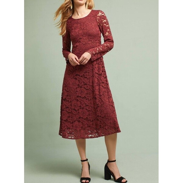 anthropologie lace dress