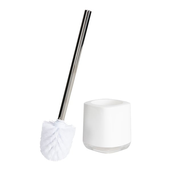 Bath Bliss Luxury Toilet Brush Holder in White 4