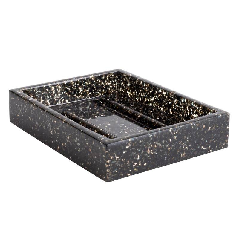 Sparkles Home Luminous Rhinestone Soap Dish - Charcoal