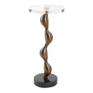 Uttermost Remolino Bronze Drink Table