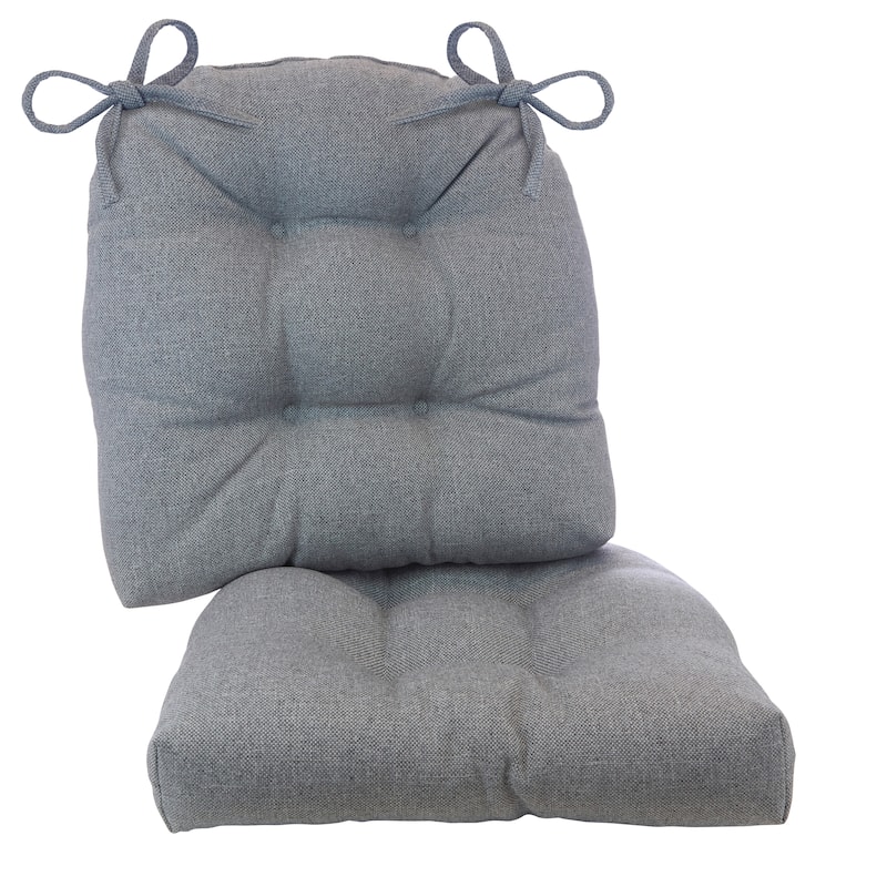 Klear Vu Outdoor U-Shaped Performance Fabric Seat Cushions Set of 2