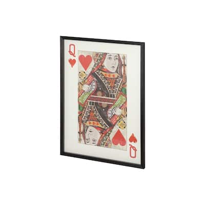 Queen of Hearts II Wall Art - 29.5L x 1.6W x 39.4H