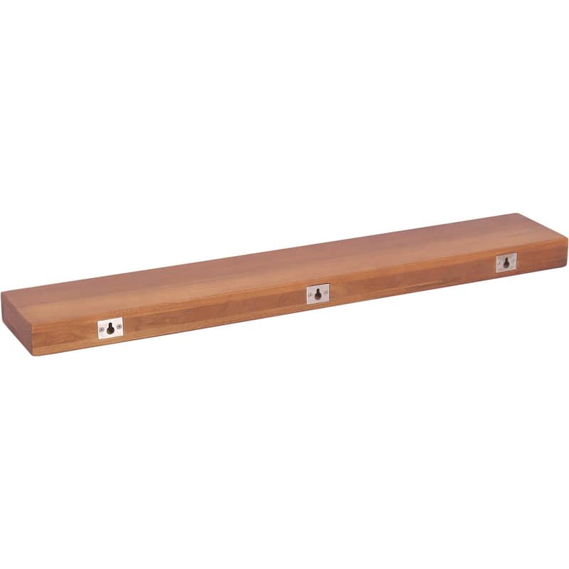 Aru OptiAREA Floating Teak Wall Shelf