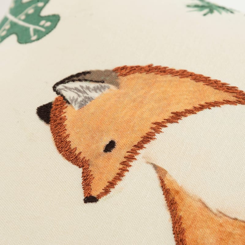 Rizzy Home Woodland Fox Throw Pillow Cover