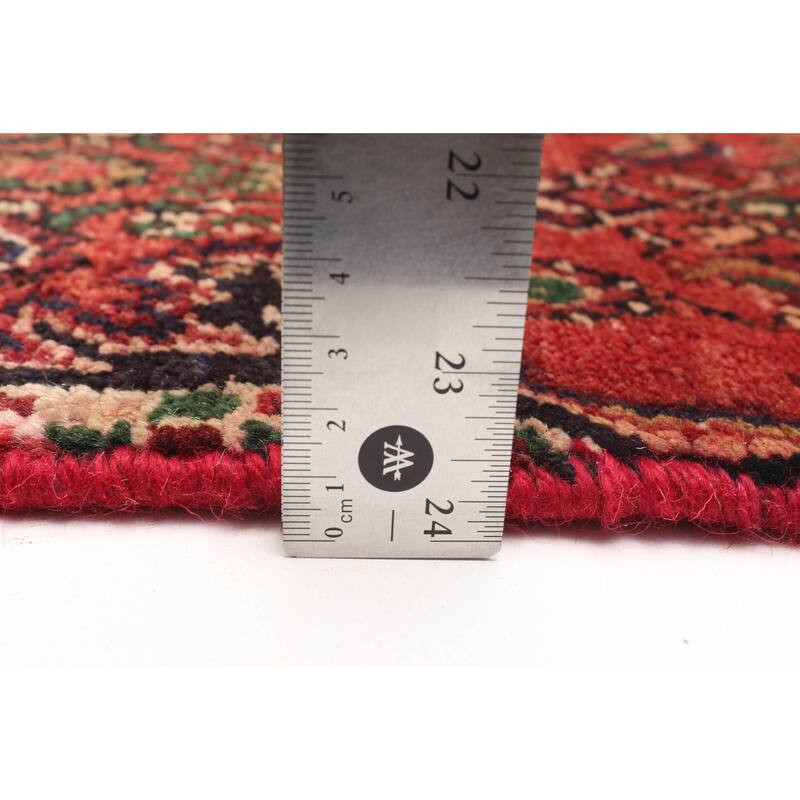 ECARPETGALLERY Hand-knotted Andelz Red Wool Rug - 2'3 x 9'4