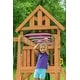 preview thumbnail 28 of 58, Mountain View Swing Set with Tarp Roof, Climbing Wall, Monkey Bars