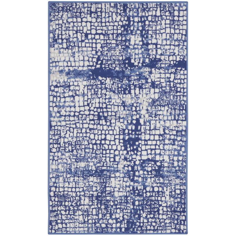 Foda Power Loomed Abstract Modern Stain Resistant Area Rug By HomeRoots - 60' X '36' X '0.39