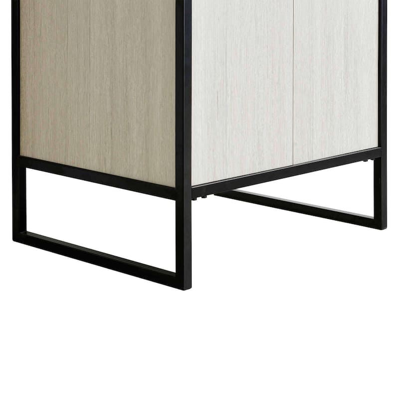 Vdara 24" Silver Gray Bathroom Vanity Cabinet Set