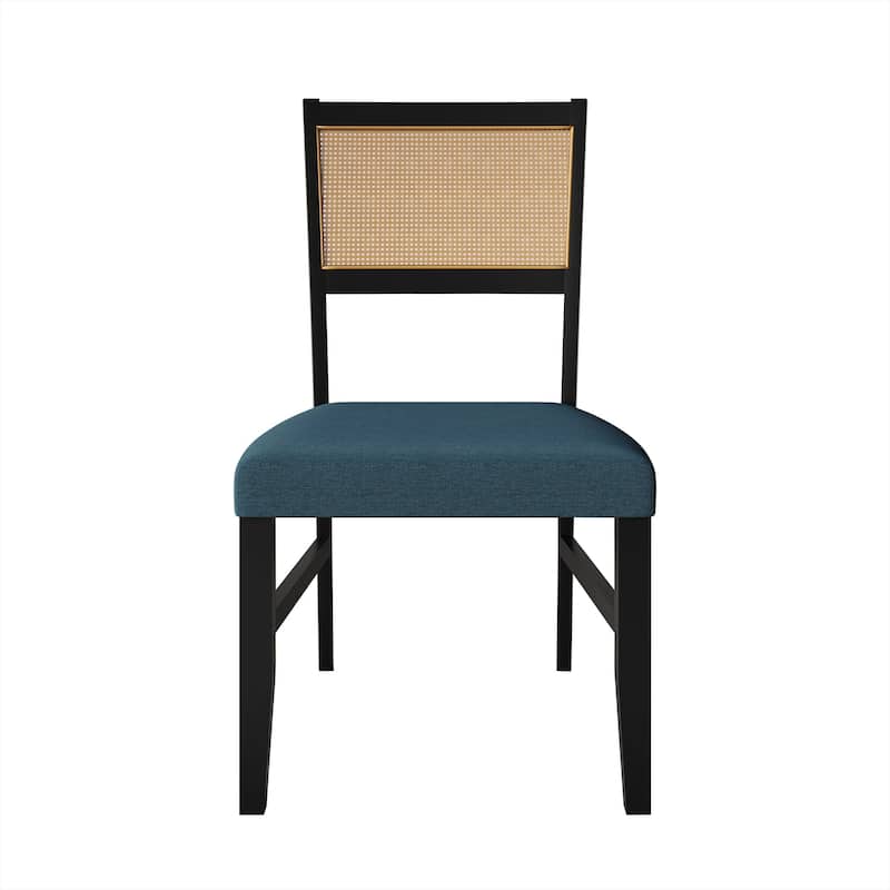 CraftPorch Contemporary 5-Piece Linen Wooden Dining Set