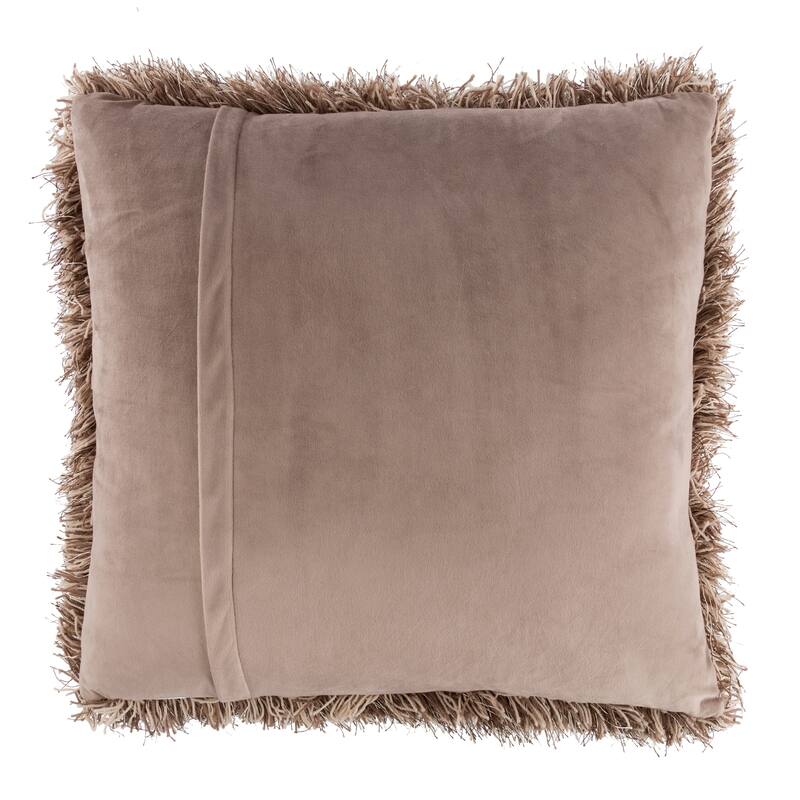 Oversized Floor or Throw Pillow Square Shag FauxFur by Windsor Home