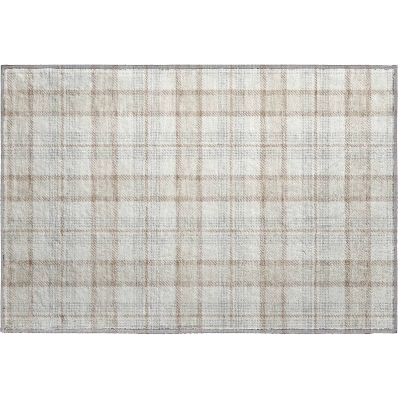Premium Washable Super Soft Plaid Mayfield Rug
