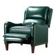 preview thumbnail 99 of 166, Brigida Multifunctional Modern Genuine Leather Nailhead Trim Recliner with Adjustable Footrest Set of 2 by HULALA HOME