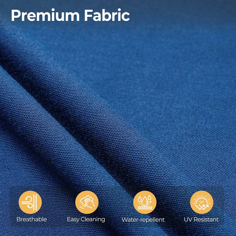 HOOOWOOO 13-piece Outdoor Wicker Furniture Swivel Chair Set with 54" Fire Pit Table