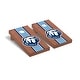 preview thumbnail 1 of 3, Citadel Military Bulldogs Rosewood Cornhole Board Set
