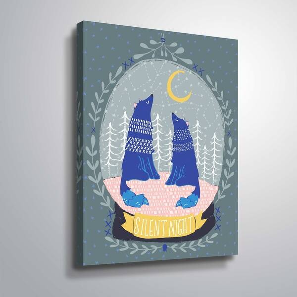 slide 2 of 4, ArtWall Celestial Night Gallery Wrapped Canvas