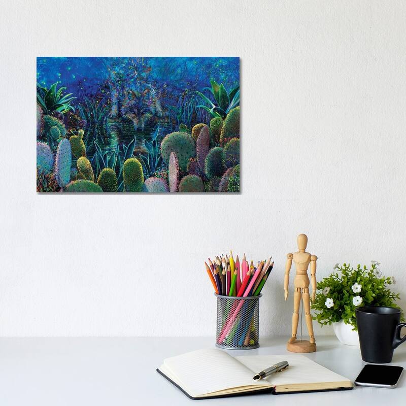 iCanvas "Lobo Sirocco" by Iris Scott Canvas Print - 8x12x0.75