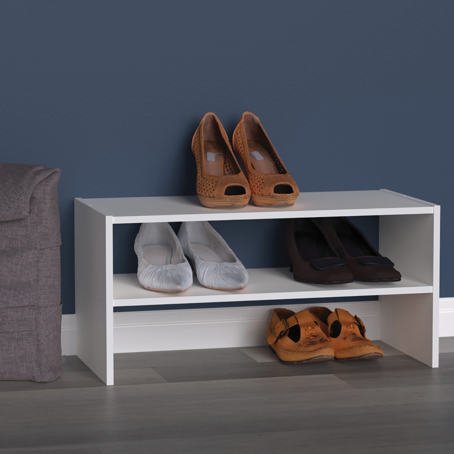 ClosetMaid Stackable Storage 24-inch Wide 2-Shelf Horizontal
