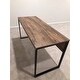 Carbon Loft Jannah Rustic Brown Embossed Writing Desk
