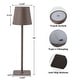 preview thumbnail 28 of 30, C Cattleya 4-Pack LED Cordless 3CCT Dimmable Portable Table Lamps