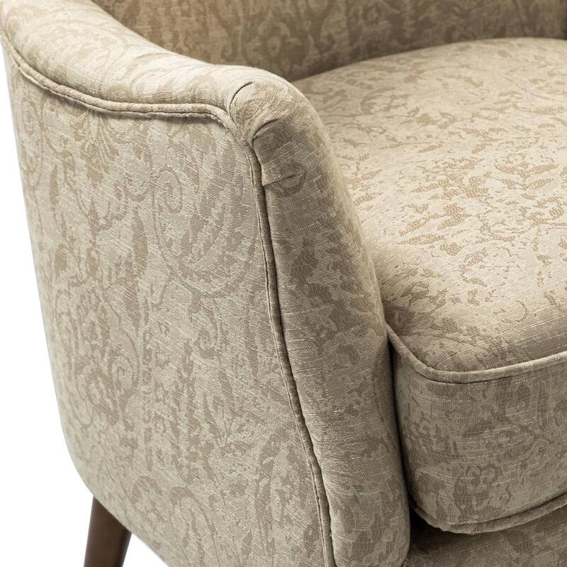 Nikolaus Armchair with Floral Fabric Pattern Set of 2 by HULALA HOME