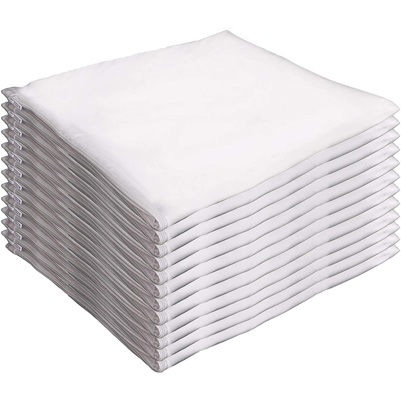 Guardmax 12 Pack Pillow Protectors Bedbug Proof Waterproof Zippered Pillow Cases (Standard - 20x26- Set of 12)