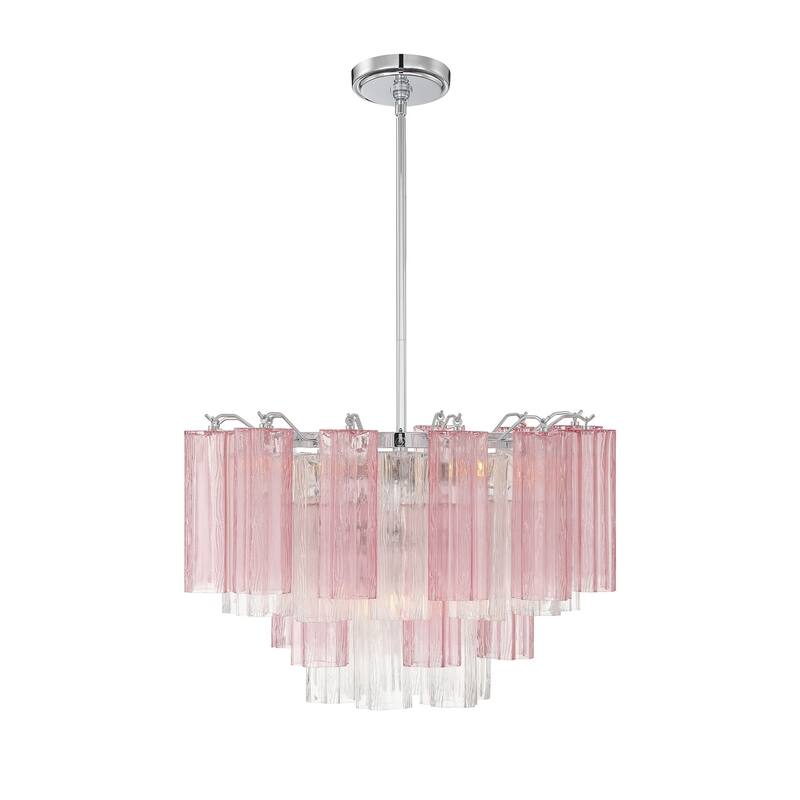 Crystorama Lighting Group ADD-308-SP Addis 9 Light 22" Wide Chandelier