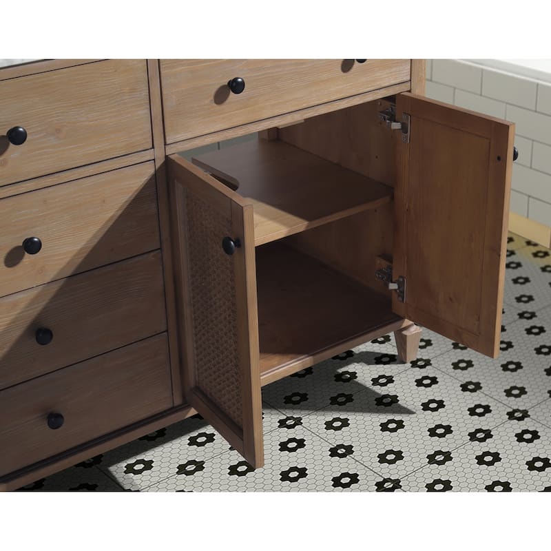 Ari Bath Annie 72" Bathroom Vanity Weathered Fir