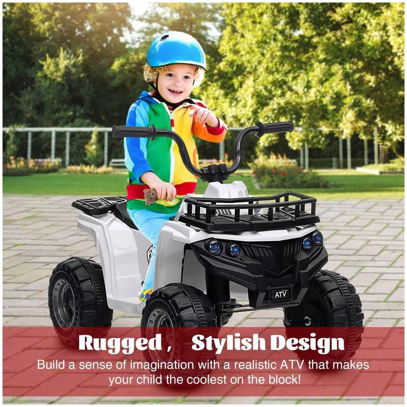 12V Kids Electric ATV Ride-On Car with Audio