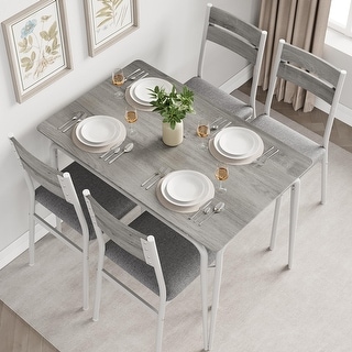 Dining Table for 4, Small Table and Chairs Set of 4, Square Dinette Set for  Bed Bath Beyond 42819965