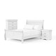 preview thumbnail 68 of 67, Furniture of America Mayday Modern Solid Wood 3-Piece Sleigh Bedroom Set