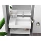 preview thumbnail 122 of 175, Juniper Stone Solid Surface Wall-mounted Vessel Sink