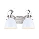 preview thumbnail 35 of 44, Sydney Farmhouse Bohemian Iron LED Vanity by JONATHAN Y 2-Light - White