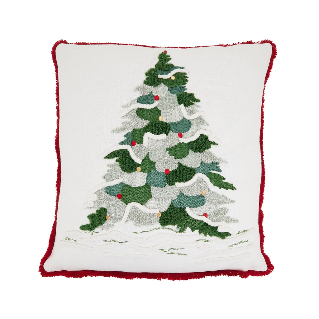 Christmas Tree Throw Pillow