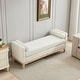 preview thumbnail 32 of 51, 66.34"W Elegant Upholstered Bench with Pillows for End of Bed, Bedroom, Living Room