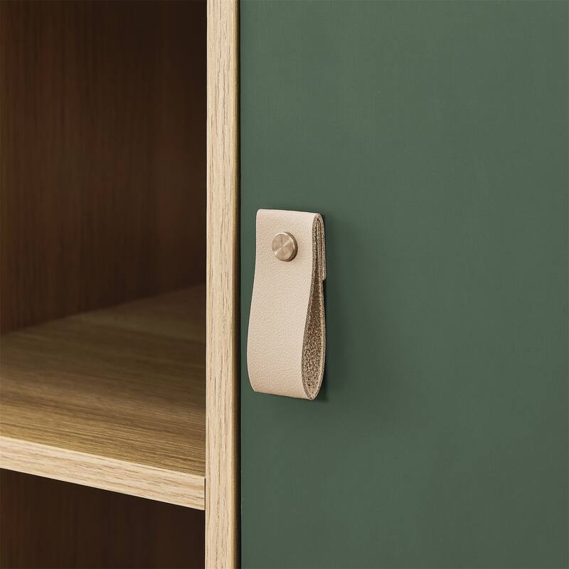Storage Cabinet with Doors and Drawers