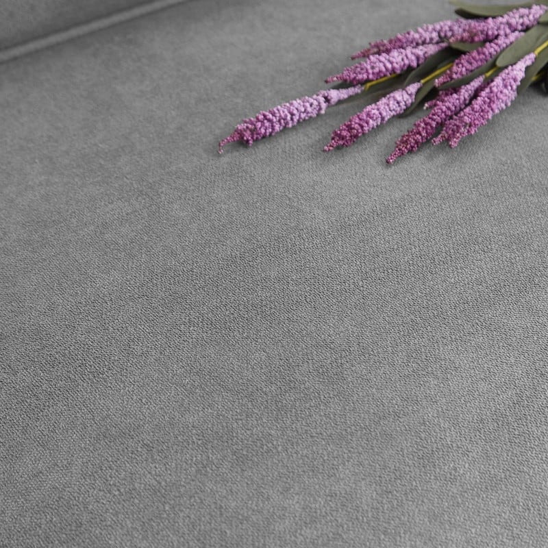 83.86" Modern 3-Seat Snowfleece Sofa - Expandable Couch with Cup Holders for Living Room, Bedroom, Office