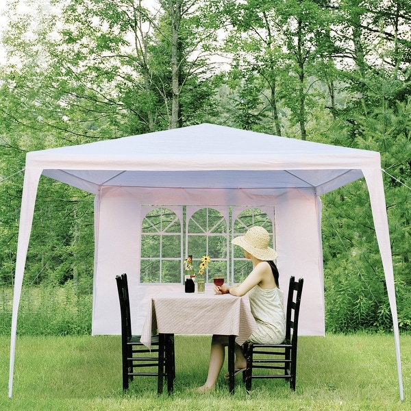 10x10ft Upgraded Outdoor Gazebos Wedding Party Canopy Tent 0/3/4 Sides. Opens flyout.