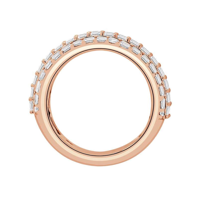 Auriya 14k Gold 4.00ctw Lab Grown Diamond Anniversary Ring (F-G VS)