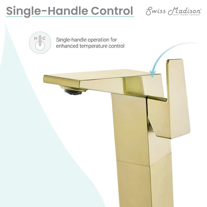 Carré 9 Single Handle Bathroom Faucet