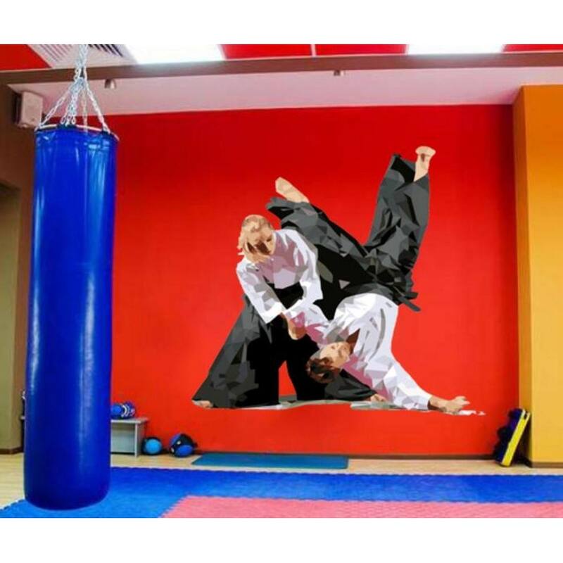 Aikido Martial Arts Wall Decal, Aikido Martial Arts Wall sticker