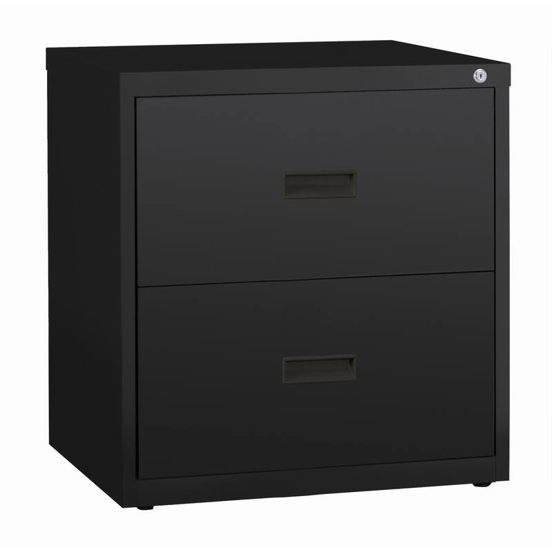 Hirsh Commercial 30" Wide 2-Drawer Lateral File Cabinet, Light Gray