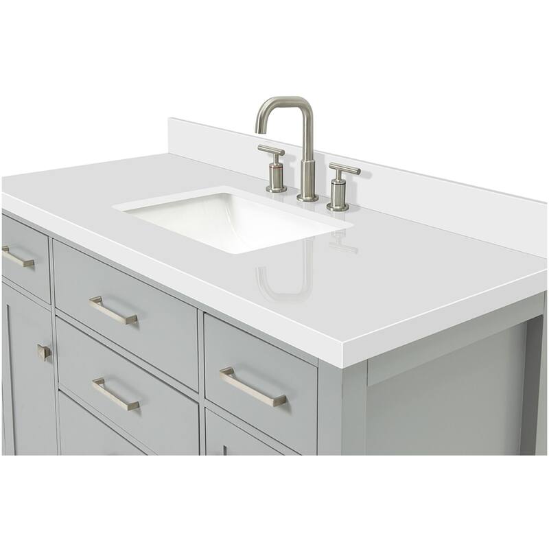 Ariel H049SWQRVO Bristol 49" Free Standing Single Rectangular Basin