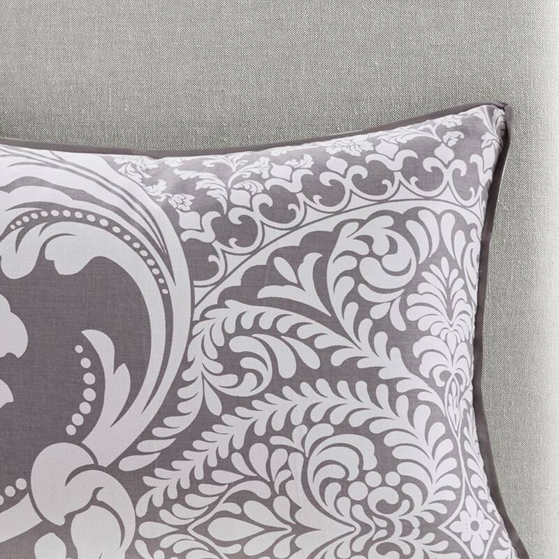 GDF Studio - Vienna 6-Piece Printed Duvet Cover Set with Decorative Pillows