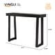 preview thumbnail 9 of 27, Modern Console Table Solid Wood for Entryway or Hallway Decor