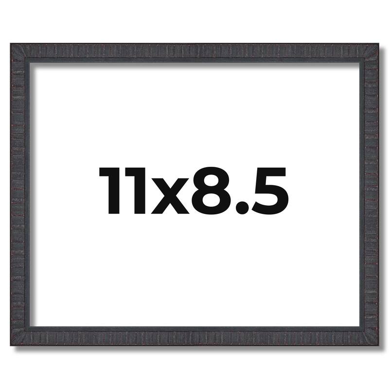 11x8.5 Frame Brown Picture Frame - Complete Modern Photo Frame