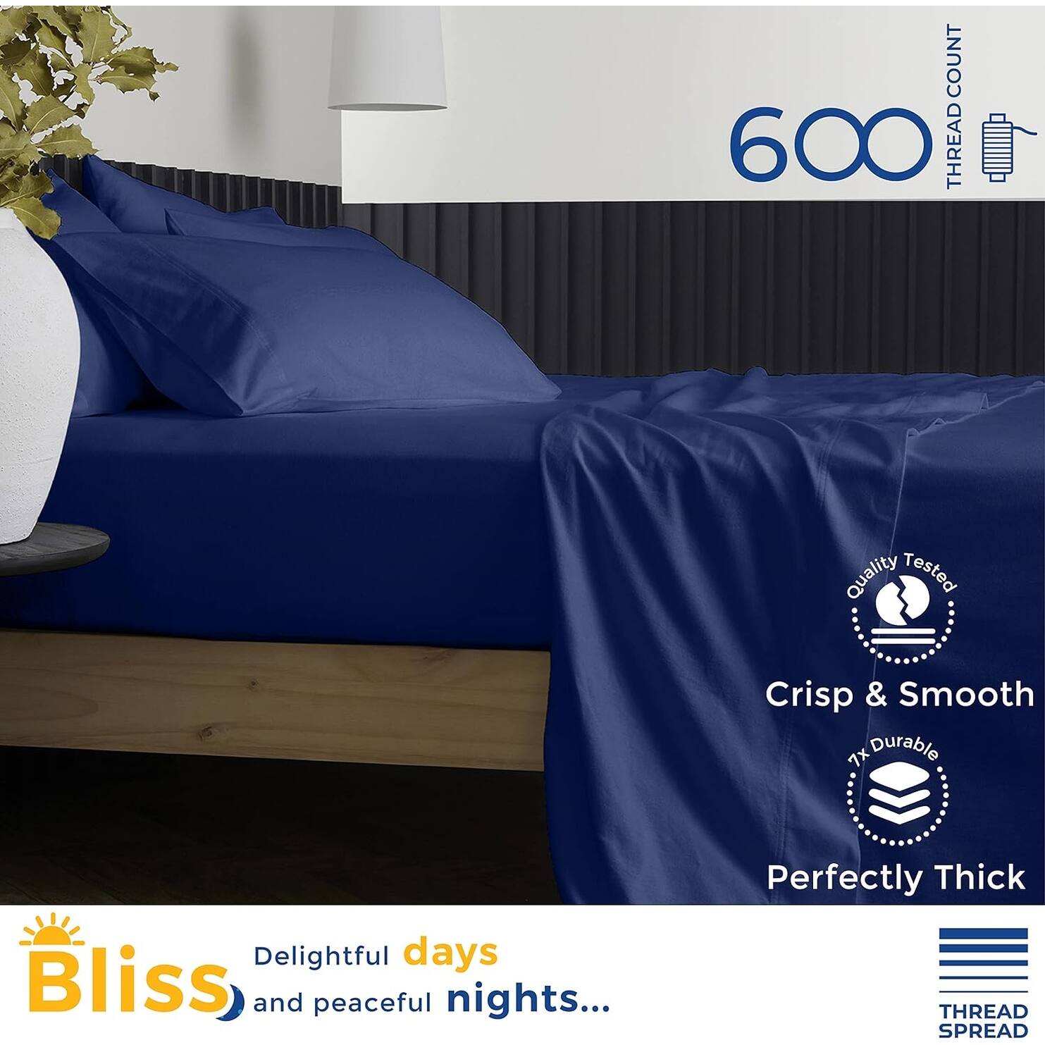 Egyptian Cotton Sheets Set Luxury Queen Size Cooling Bed Sheets On