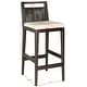 preview thumbnail 13 of 13, SAFAVIEH 29-inch Darin Black/ White Cushion Barstool - 15.8" x 20.5" x 38.8"