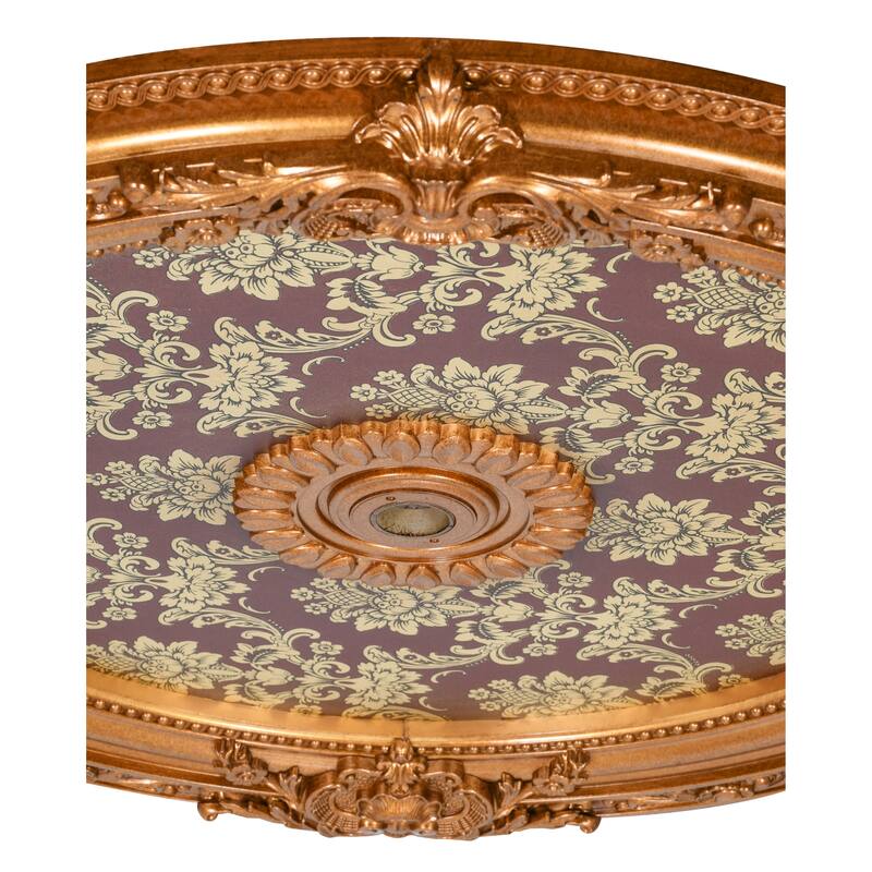 Blanco Round Chandelier Ceiling Medallion 36in